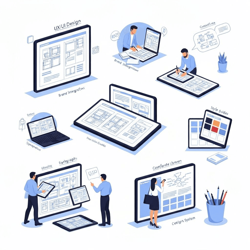 Thiết kế bản thảo illustration