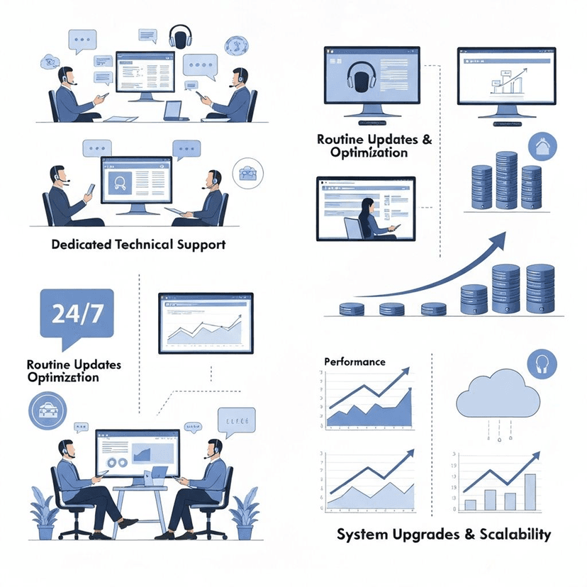 Bảo Trì & Nâng Cấp illustration