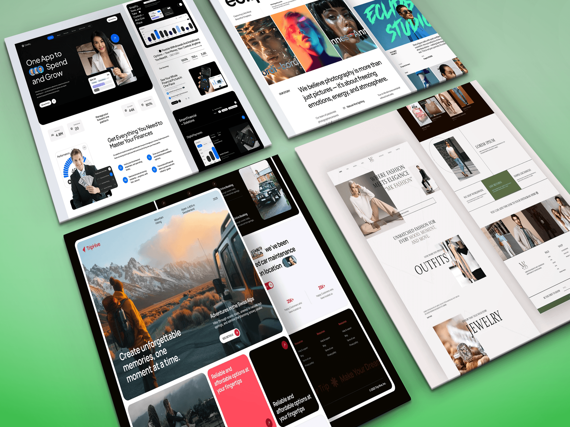 Thiết kế Landing Page mockup
